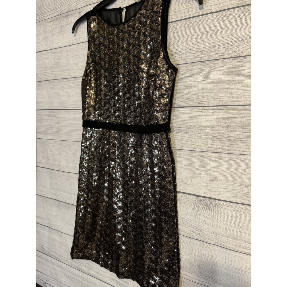 Women's/Juniors Black & Gold Sequin Cocktail Dress – One Clothing – Size XS - Picture 3 of 15